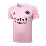 Paris Saint-Germain 24/25 Jordan Short Sleeve Training Top - Pink with White Shoulders - 图片 8