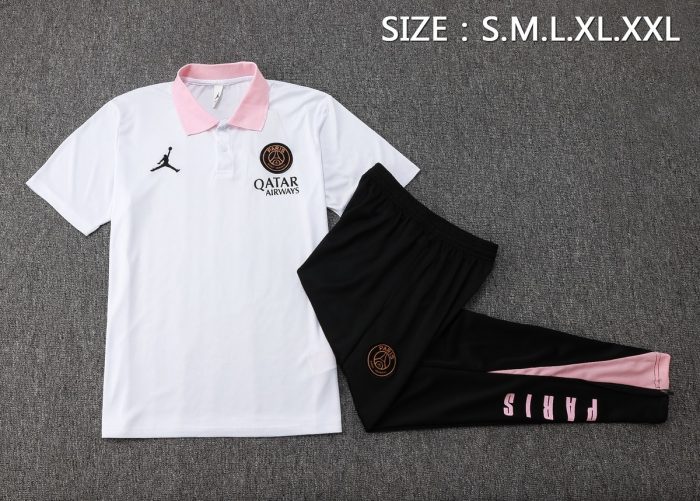 Paris Saint-Germain 24-25 Polo Shirt White - 图片 2