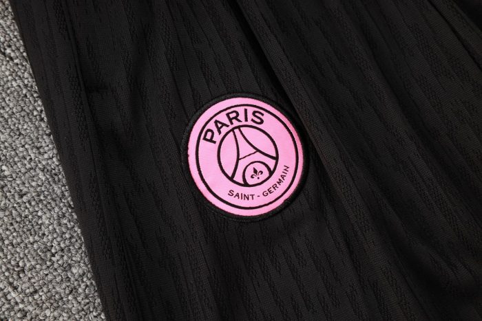 PSG 24-25 Jordan Black Half-Zip Jacket (Player Version) - 图片 3