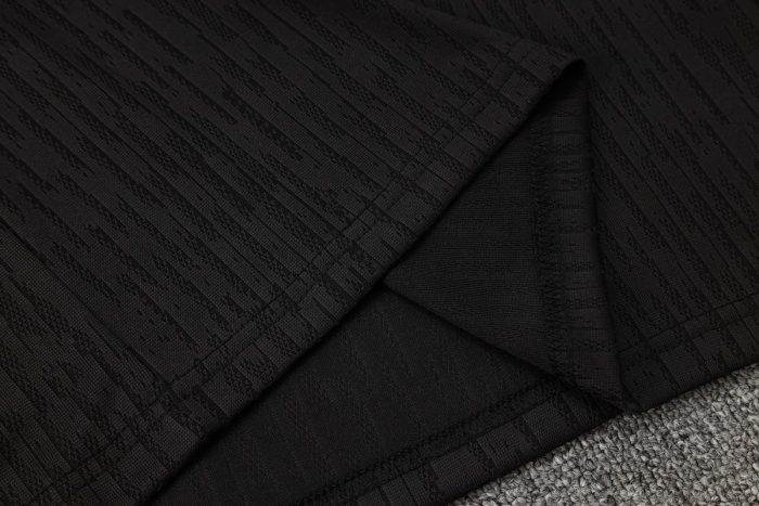 PSG 24-25 Jordan Black Half-Zip Jacket (Player Version) - 图片 5