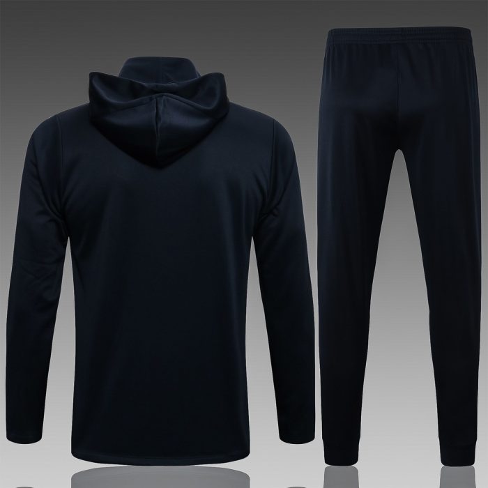 PSG 21-22 Long Zip Jacket Blue - 图片 2