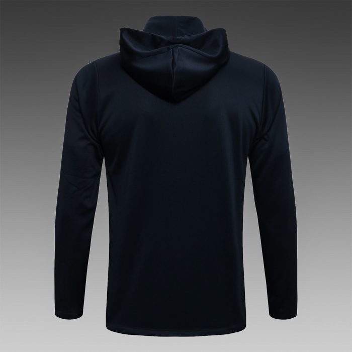 PSG 21-22 Long Zip Jacket Blue - 图片 3