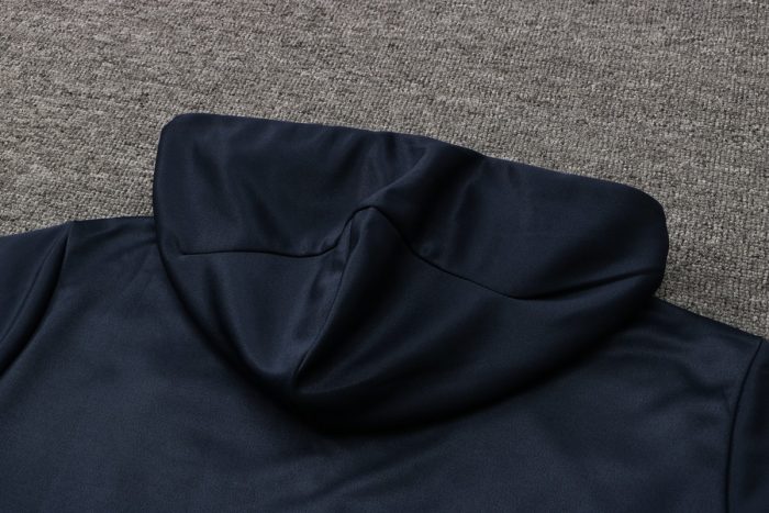 PSG 21-22 Long Zip Jacket Blue - 图片 4