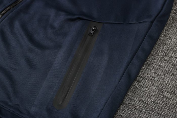 PSG 21-22 Long Zip Jacket Blue - 图片 5