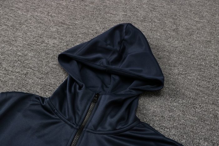 PSG 21-22 Long Zip Jacket Blue - 图片 6