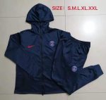 PSG 21-22 Long Zip Jacket Blue - 图片 9