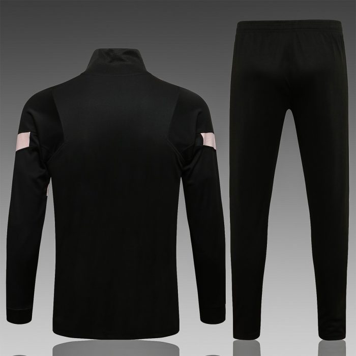PSG 21-22 Long Zip Jacket Black - 图片 2