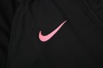PSG 21/22 Long Zip Jacket Black (Pink Logo) - 图片 8