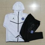 PSG 22/23 White Long Zip Jacket with Hood - 图片 9