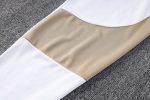 PSG 22/23 Long Zip Jacket White with Yellow Sleeves - 图片 3