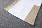 PSG 22/23 Long Zip Jacket White with Yellow Sleeves - 图片 5