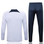 PSG 22/23 Half-Zip Jacket White with Navy Blue Collar - 图片 7