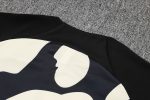 PSG 23-24 Half-Zip Jordan Black Yellow Splatter - 图片 3
