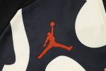 PSG 23-24 Half-Zip Jordan Black Yellow Splatter - 图片 5