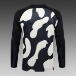 PSG 23-24 Half-Zip Jordan Black Yellow Splatter - 图片 7