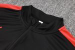PSG 23-24 Half-Zip Jacket Black with Red Shoulder - 图片 6