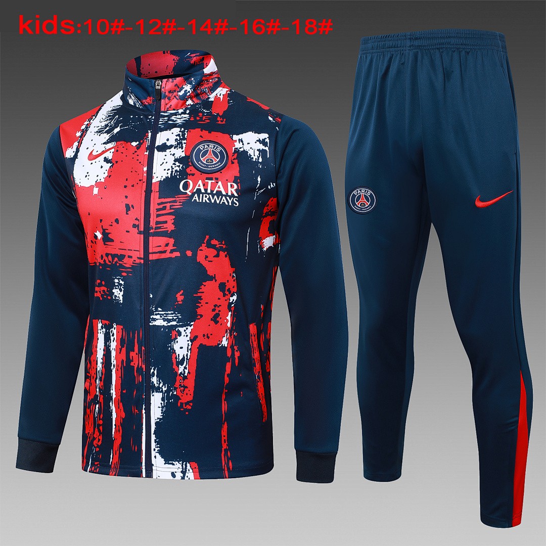 PSG 24/25 Long Sleeve Training Suit Kids - Blue