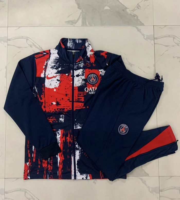 PSG 24/25 Long Sleeve Training Suit Kids - Blue - 图片 2