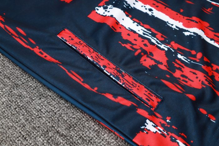 PSG 24/25 Long Zipper Jacket Paris Blue Spray - 图片 4