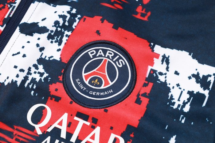 PSG 24/25 Long Zipper Jacket Paris Blue Spray - 图片 5