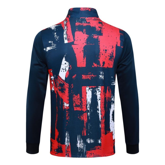 PSG 24/25 Long Zipper Jacket Paris Blue Spray - 图片 7