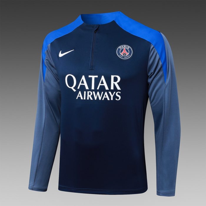 Paris Saint-Germain 25/26 Half-Zip Jacket Blue - 图片 7
