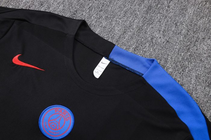 Paris Saint-Germain Black T90 Short Sleeve Training Shirt - 图片 6