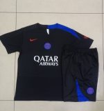 Paris Saint-Germain Black T90 Short Sleeve Training Shirt - 图片 9