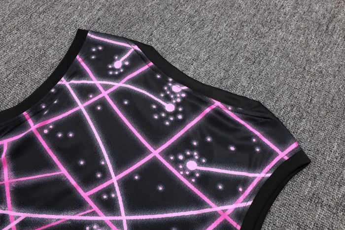 Jordan Paris Black Starry Sky Spray Print Vest - 图片 3