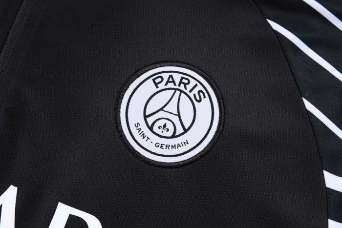 Paris Saint-Germain 2024 Black Splatter Half-Zip Jacket - 图片 7