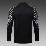 Paris Saint-Germain 2024 Black Splatter Half-Zip Jacket - 图片 8