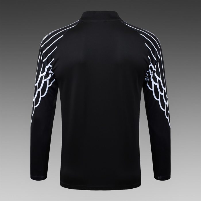 Paris Saint-Germain 2024 Black Splatter Half-Zip Jacket - 图片 8