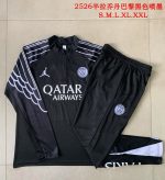 Paris Saint-Germain 2024 Black Splatter Half-Zip Jacket - 图片 9
