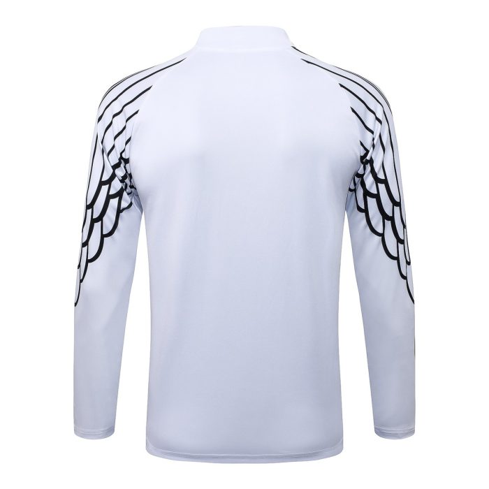 Paris Saint-Germain 2025/26 Half-Zip Jacket White Spray Print - 图片 7