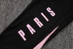 PSG 24-25 Black Player Version Half-Zip Jacket with Pink Shoulders - 图片 3