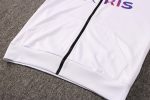 PSG 21/22 Long Zip Jacket White - 图片 7