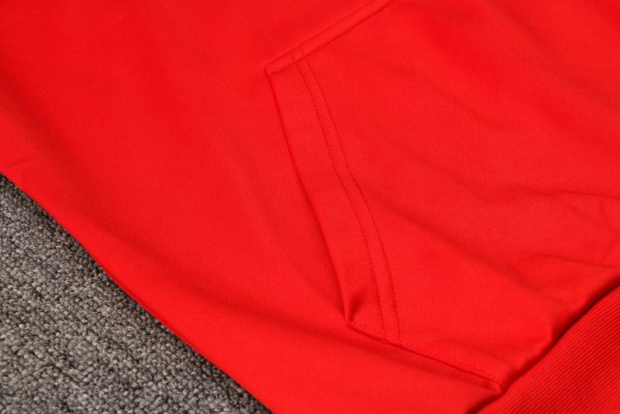 PSG 2021-2022 Jordan Red Cap (Chest Colorful Ad) - 图片 5