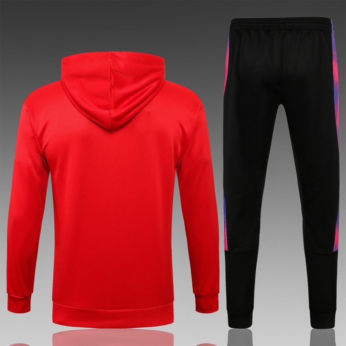 PSG 2021-2022 Jordan Red Cap (Chest Colorful Ad) - 图片 7