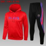 PSG 2021-2022 Jordan Red Cap (Chest Colorful Ad) - 图片 8