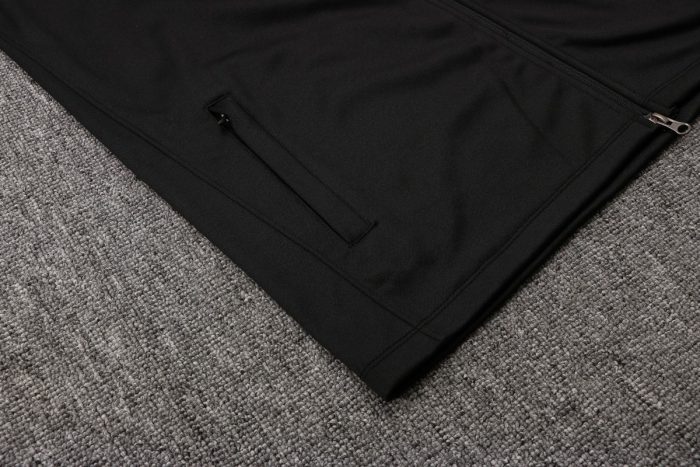 Paris Saint-Germain Black Long Zip Jacket with Pink Trim - 图片 6