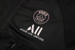Paris Saint-Germain Black Long Zip Jacket with Pink Trim - 图片 7