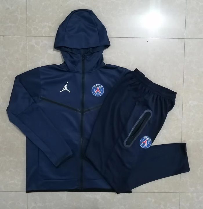PSG 22/23 Long Zip Jacket Blue - 图片 9