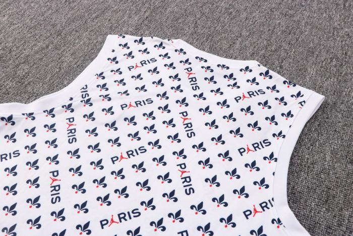 PSG 22/23 Jordan White Vest (Full Body Spray) - 图片 4