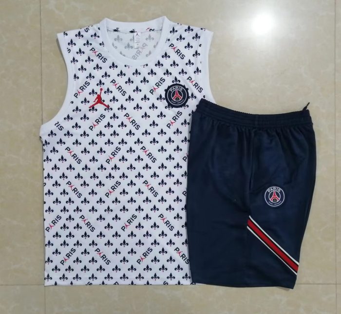 PSG 22/23 Jordan White Vest (Full Body Spray) - 图片 9