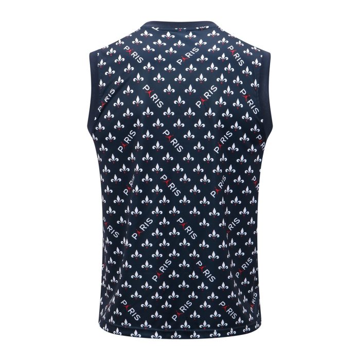 PSG 2022-2023 Jordan Blue Vest (Full Body Spray) - 图片 8