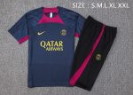 PSG 23/24 Short Sleeve Training Set in Royal Blue (with 7/8 Pants) - 图片 2