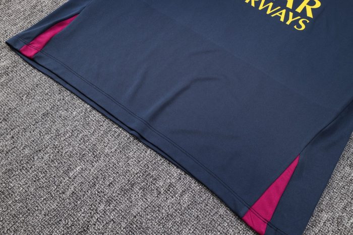 PSG 23/24 Short Sleeve Training Set in Royal Blue (with 7/8 Pants) - 图片 4