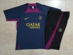 PSG 23/24 Short Sleeve Training Set in Royal Blue (with 7/8 Pants) - 图片 9