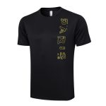 PSG 22-23 Jordan Black Short Sleeve Training Set with 3/4 Pants - 图片 8