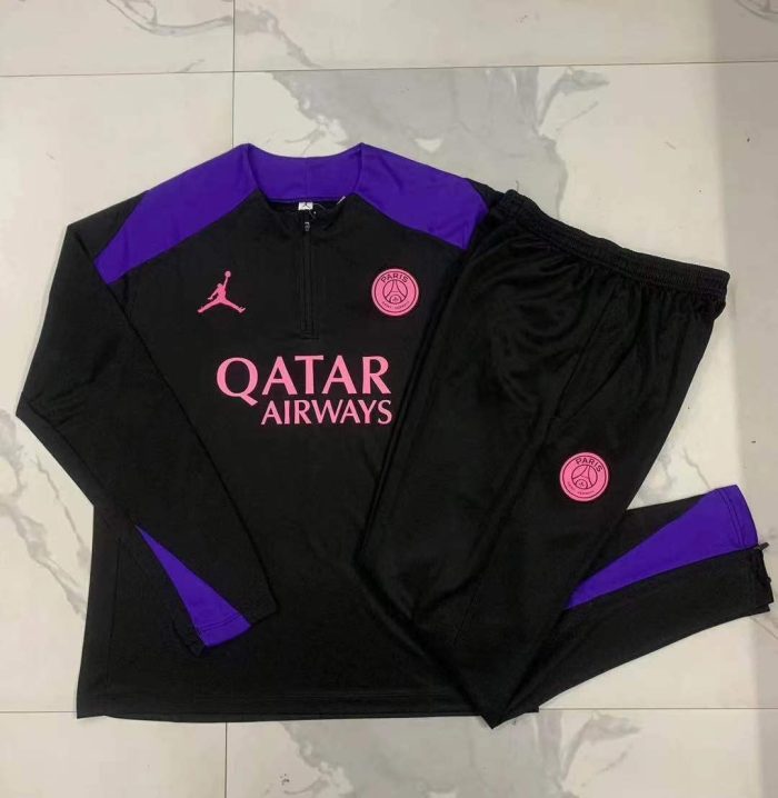 Jordan Paris Black Kids' Half-Zip Jacket 24/25 - 图片 3